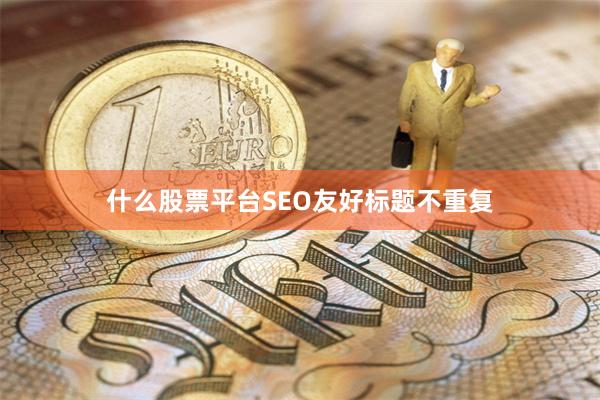 什么股票平台SEO友好标题不重复